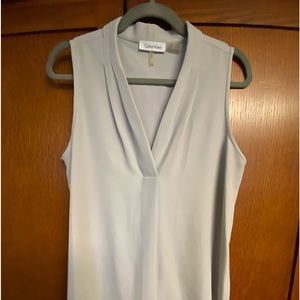 Calvin Klein detailed shell or sleeveless top
